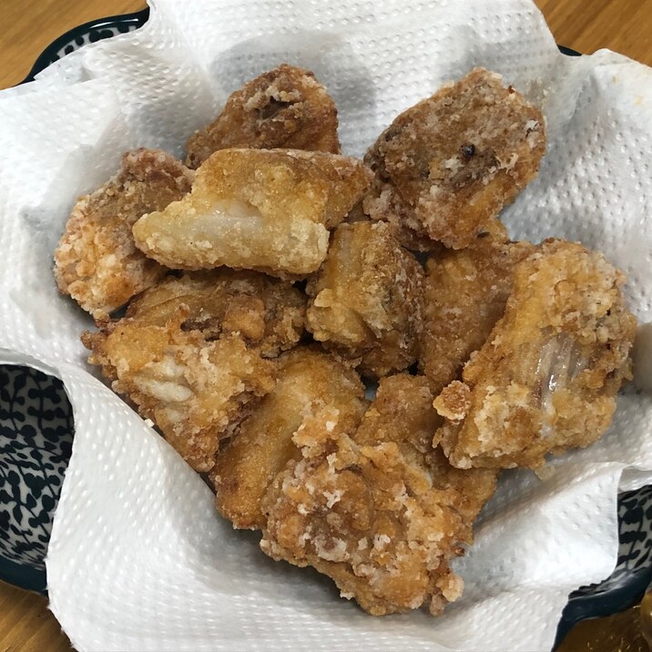 かすべの唐揚げ☆にんにく生姜醤油味